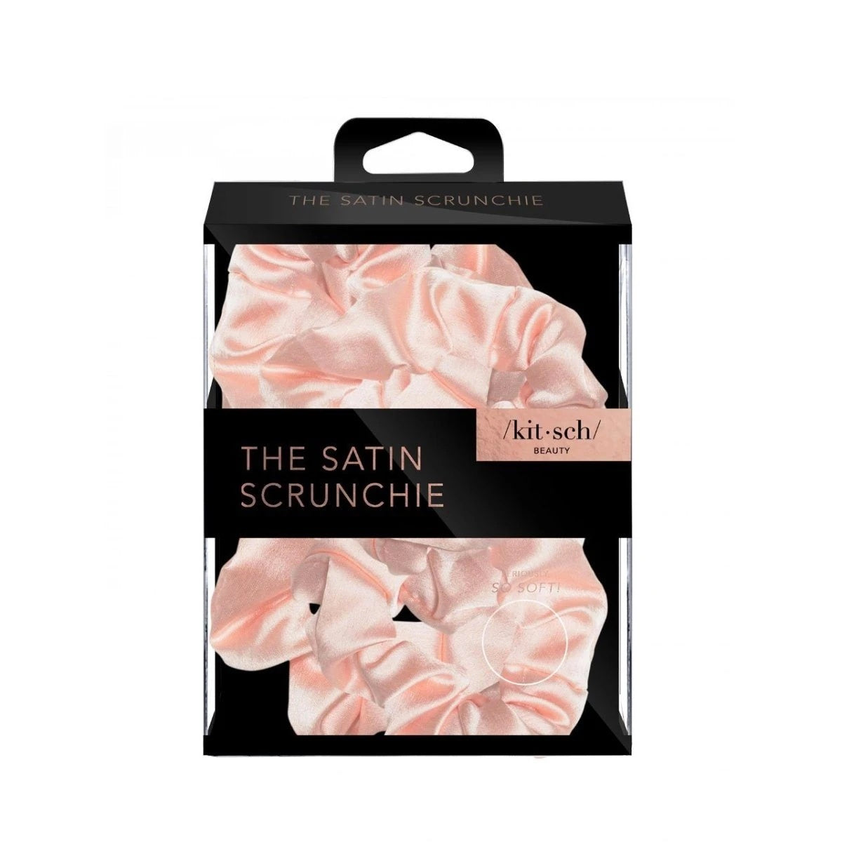 Satin Sleep Scrunchies - Blush