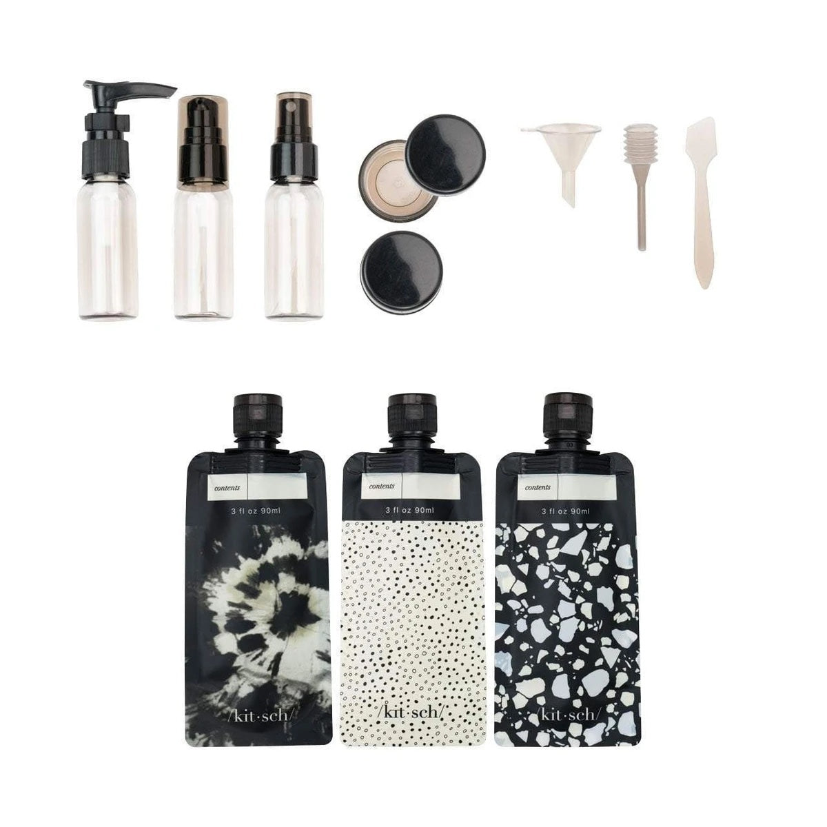 Ultimate Travel Set - Black 11 pieces