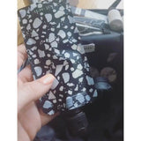 Refillable Travel Pouches Black & Ivory 3 pieces